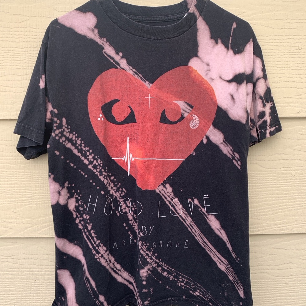 Black and Red Graphic Tee
